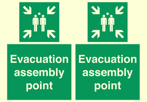 Evacuation assembly point